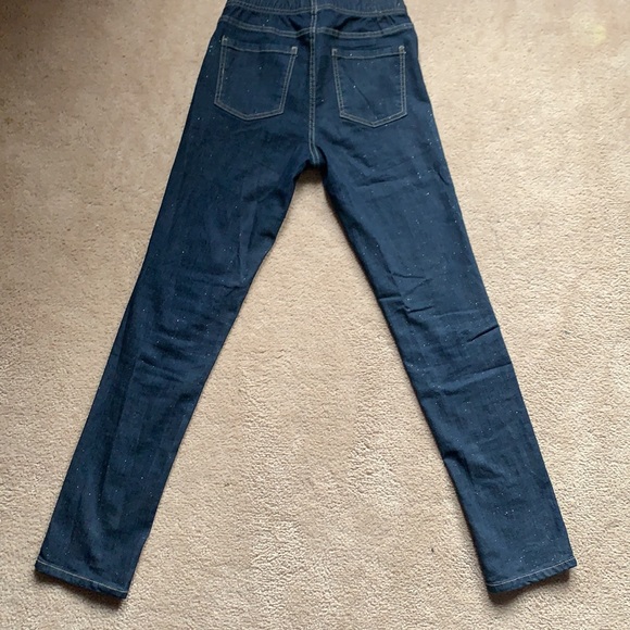 Dark Blue Sparkly Jeans - Picture 2 of 3